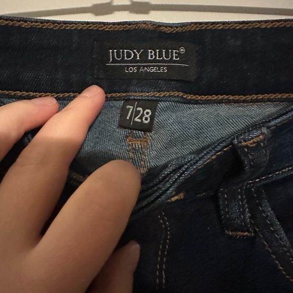 Judy Blue flare dark wash jean size 28 no flaws perfect condition - Picture 4 of 8